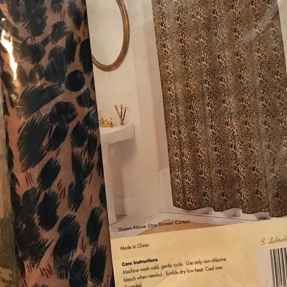 Leopard Print Shower Curtain